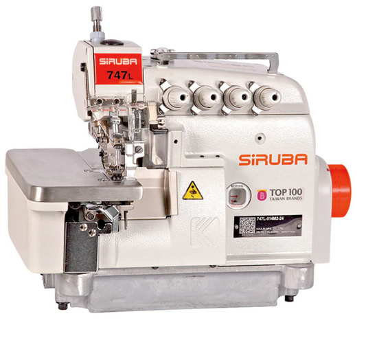 Fileteadora Mecatronica Industrial Siruba 747 L Máquina De Coser