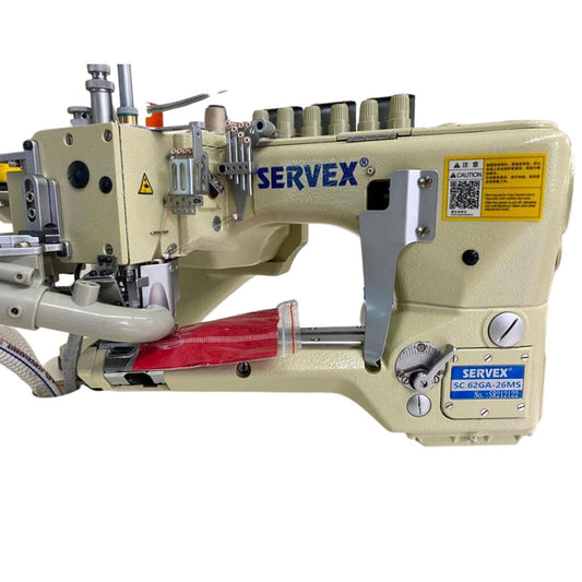 Flatseamer Mecatronica Servex SC 62 GA 26 Máquina De Coser