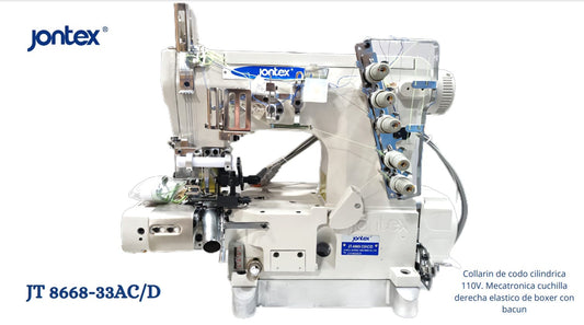 Collarin Encauchadora Mecatronica Jontex JT 8668 33 AC D Vacuum Cuchilla Derecha