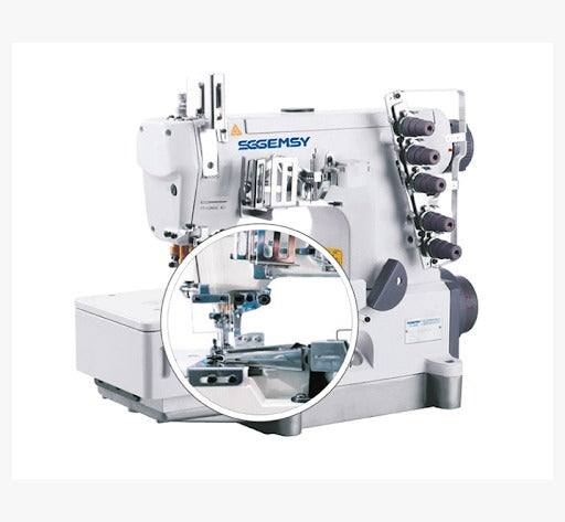 Collarin Industrial Sg Gemsy 5500 02 Maquina De Coser + Motor Ahorrador