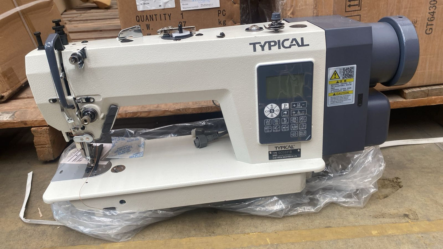 Plana Electronica Doble Transpore Typical Gc 0331 B Maquina De Coser Automatica