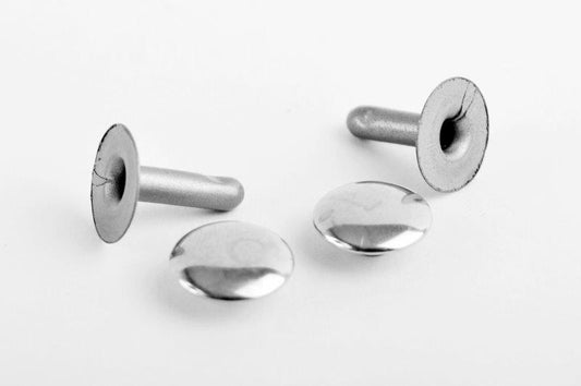 Remache Sencillo Metalico Plateado #10 - Commercio