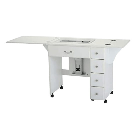 Mueble Mesa Maquina De Coser Familiar Domestica Portatil Ruedas Nacional - Commercio