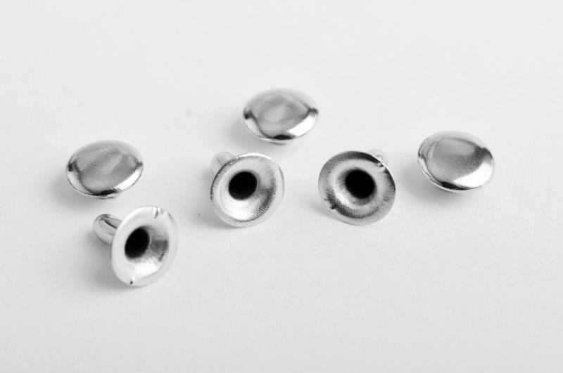 Remache Sencillo Metalico Plateado #7 - Commercio