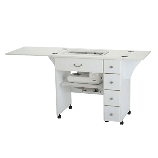 Mueble Mesa Maquina De Coser Familiar Domestica Portatil Ruedas Nacional - Commercio