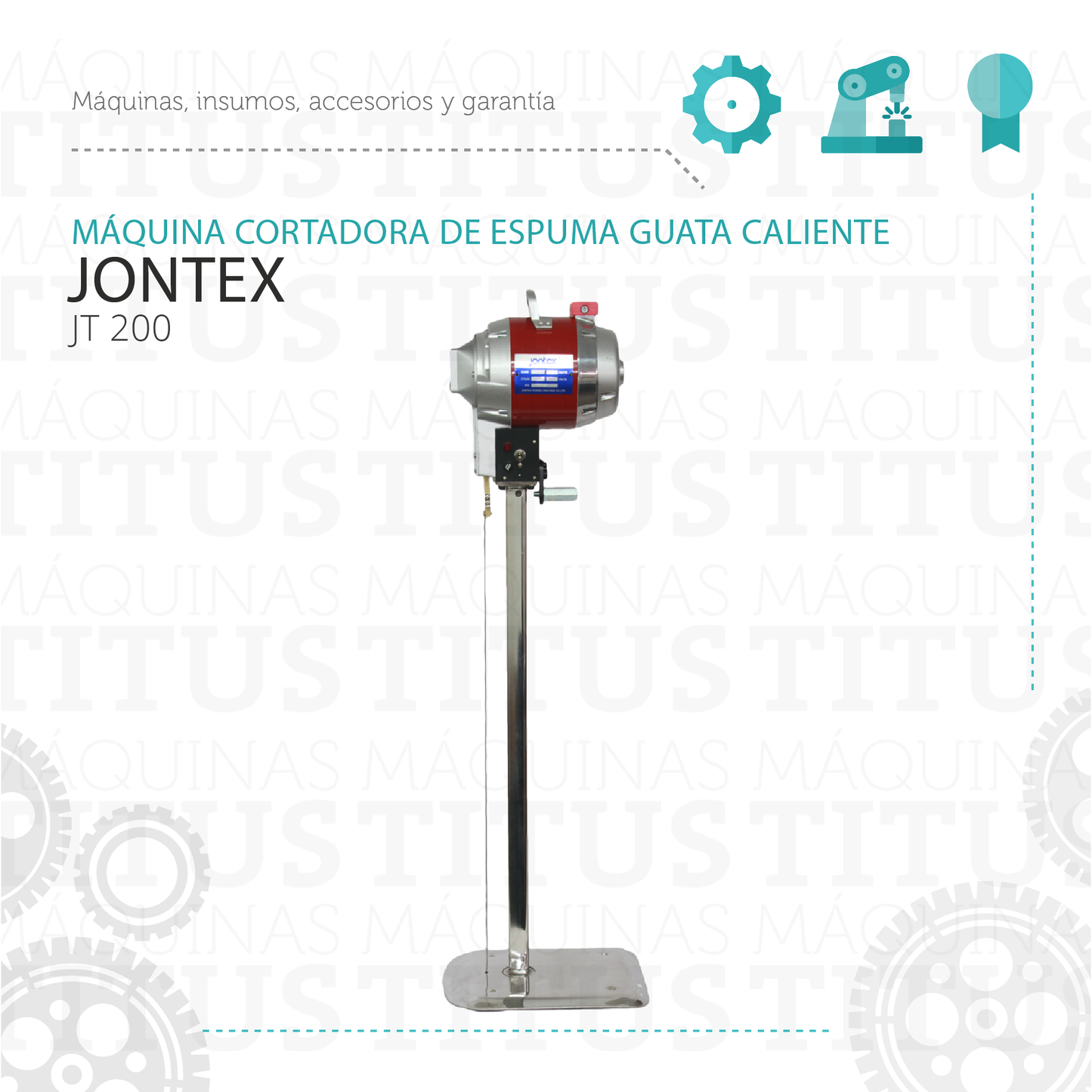 Cortadora Termica Jontex JT A200 Guata Espuma - Commercio