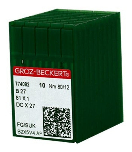 Groz Beckert B27 Aguja Fileteadora Industrial Máquina De Coser x 100