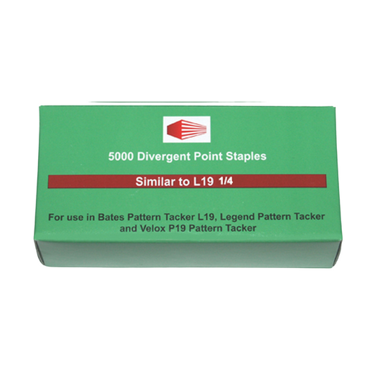 Grapas Industriales Corte Textil L19 1/2" (13 mm) Pratic Velox - Commercio