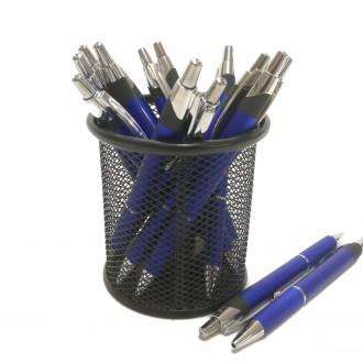 Esfero Promo Retrac Metalizado Azul X 50 IT 583 - Commercio