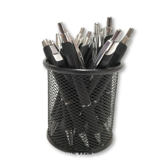 Esfero Promo Retractile Metalizado Negro X 50 IT 547 - Commercio