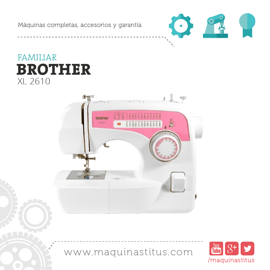 XL2610 Brother Maquina De Coser Familiar - Commercio