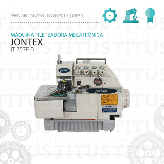 Fileteadora Mecatronica Jontex JT 757 F-D Máquina De Coser - Commercio