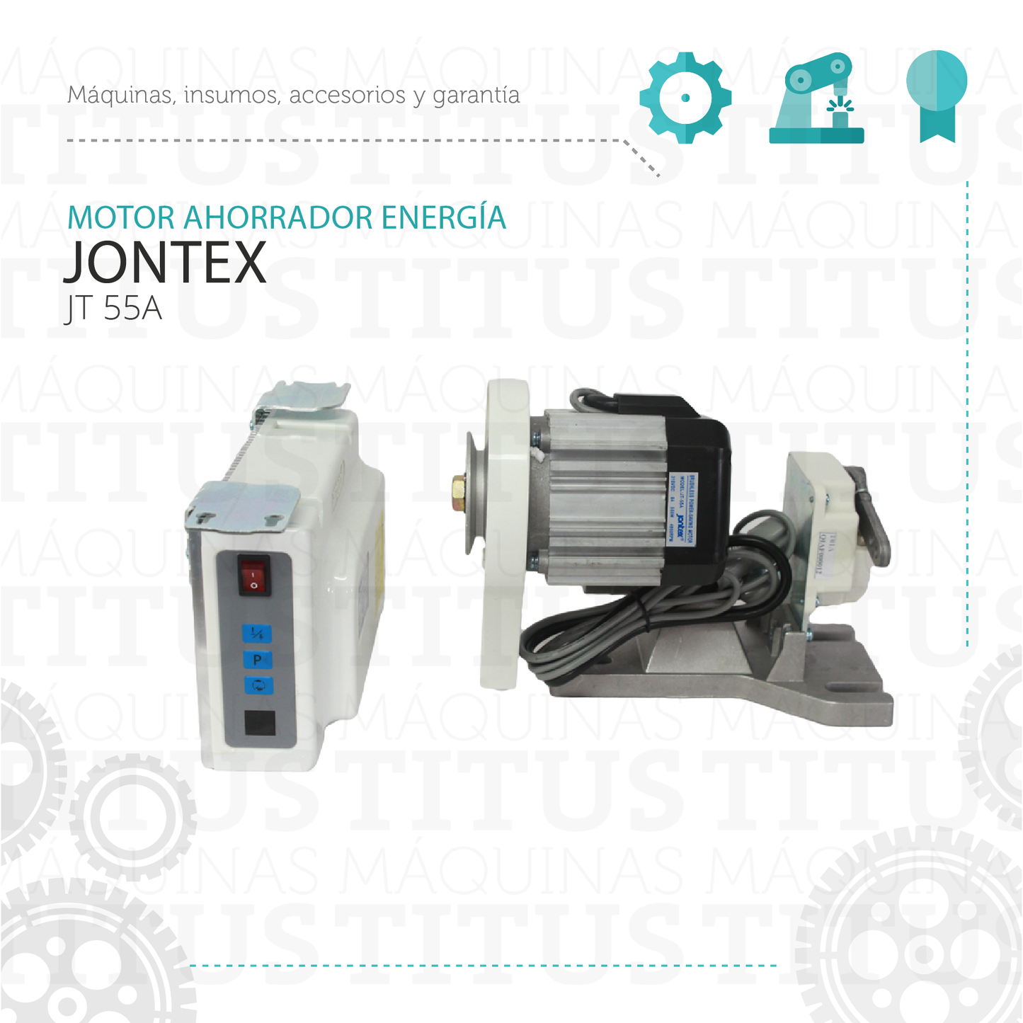 Motor Ahorrador Energía Jontex Jt 55a Máquina De Coser - Commercio