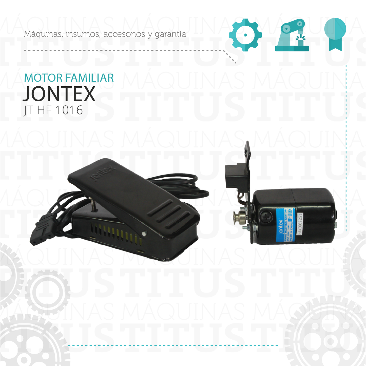 Motor Familiar Jontex JT HF 1016 Maquina De Coser - Commercio