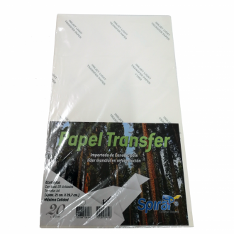Papel Transfer Canadiense Claras X 20 A4 IT 513 - Commercio