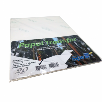 Papel Transfer Canadiense Oscuras X 20 IT 514 - Commercio