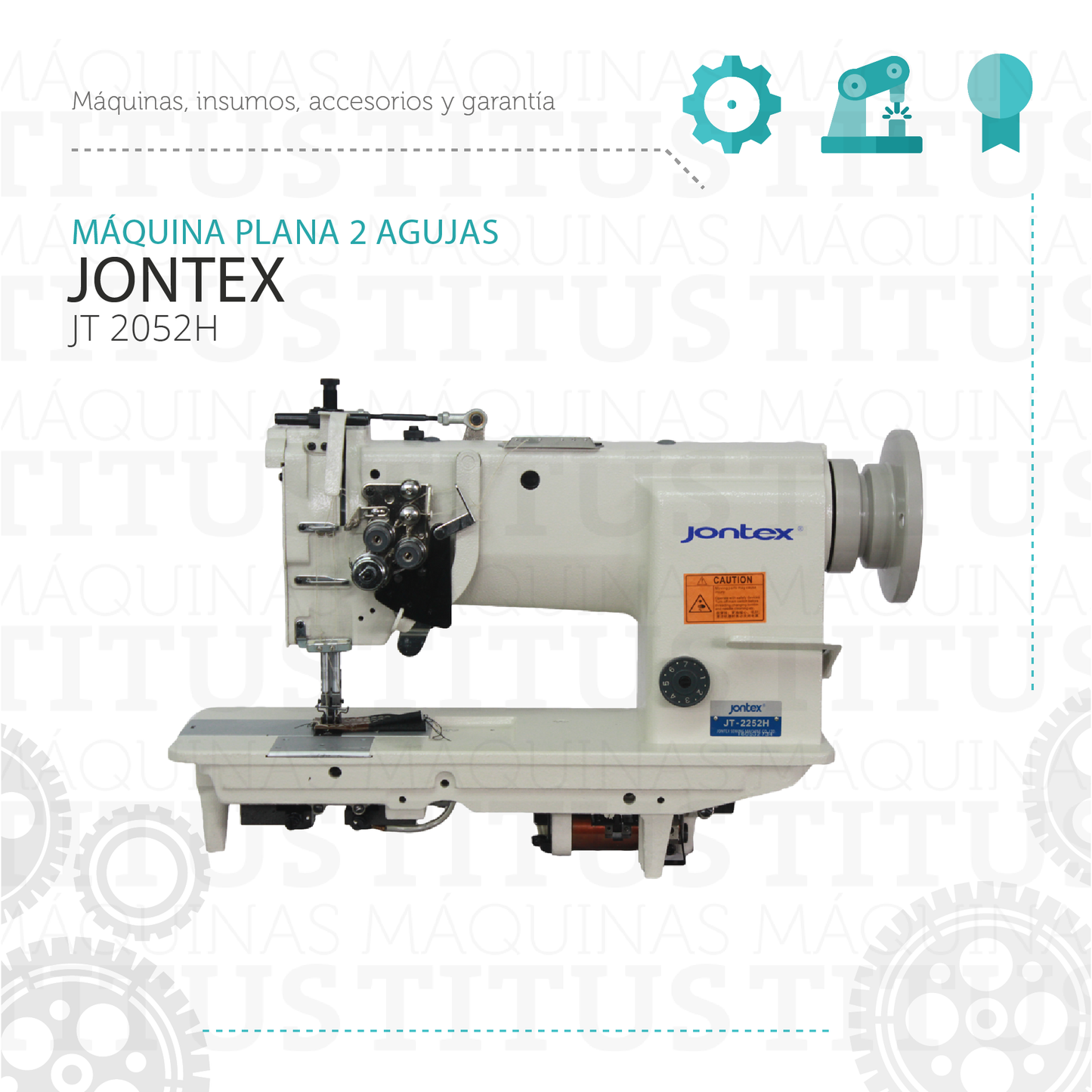 Plana Dos Agujas Jontex Jt 2052 Maquina De Coser - Commercio