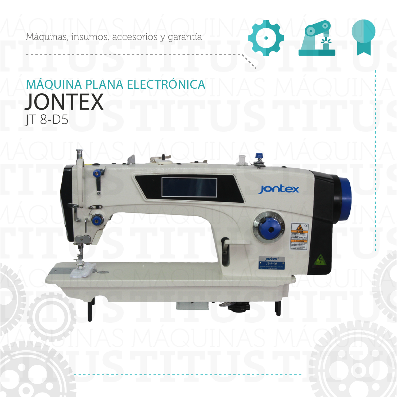 Plana Electronica Jontex JT 8D-5 Maquina De Coser - Commercio