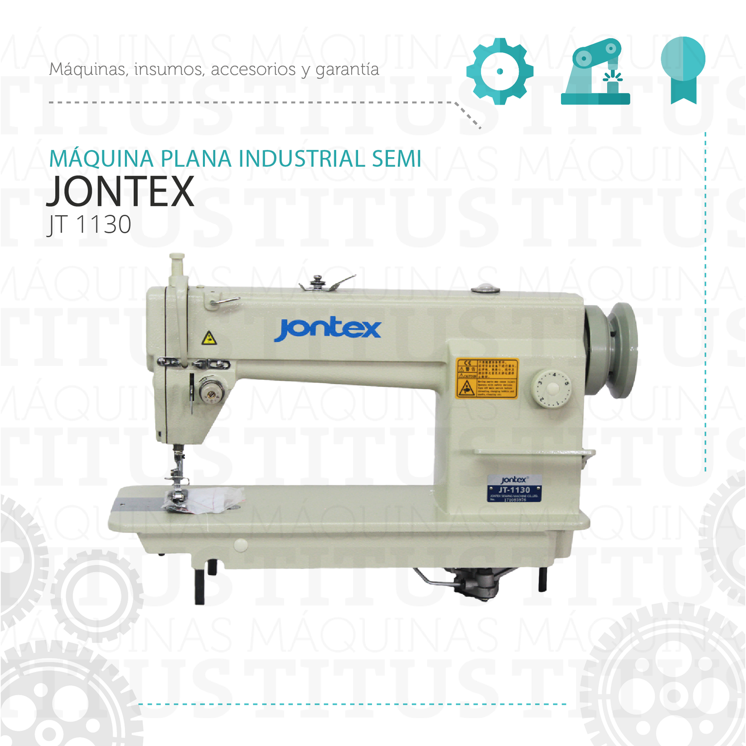 Plana Industrial Jontex JT 1130 Maquina De Coser Semi - Commercio