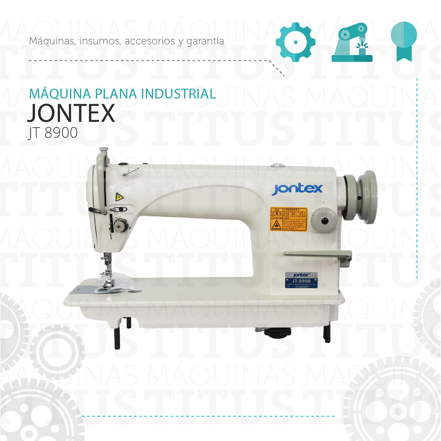 Plana Industrial Jontex JT 8900 H Maquina De Coser Pesada - Commercio