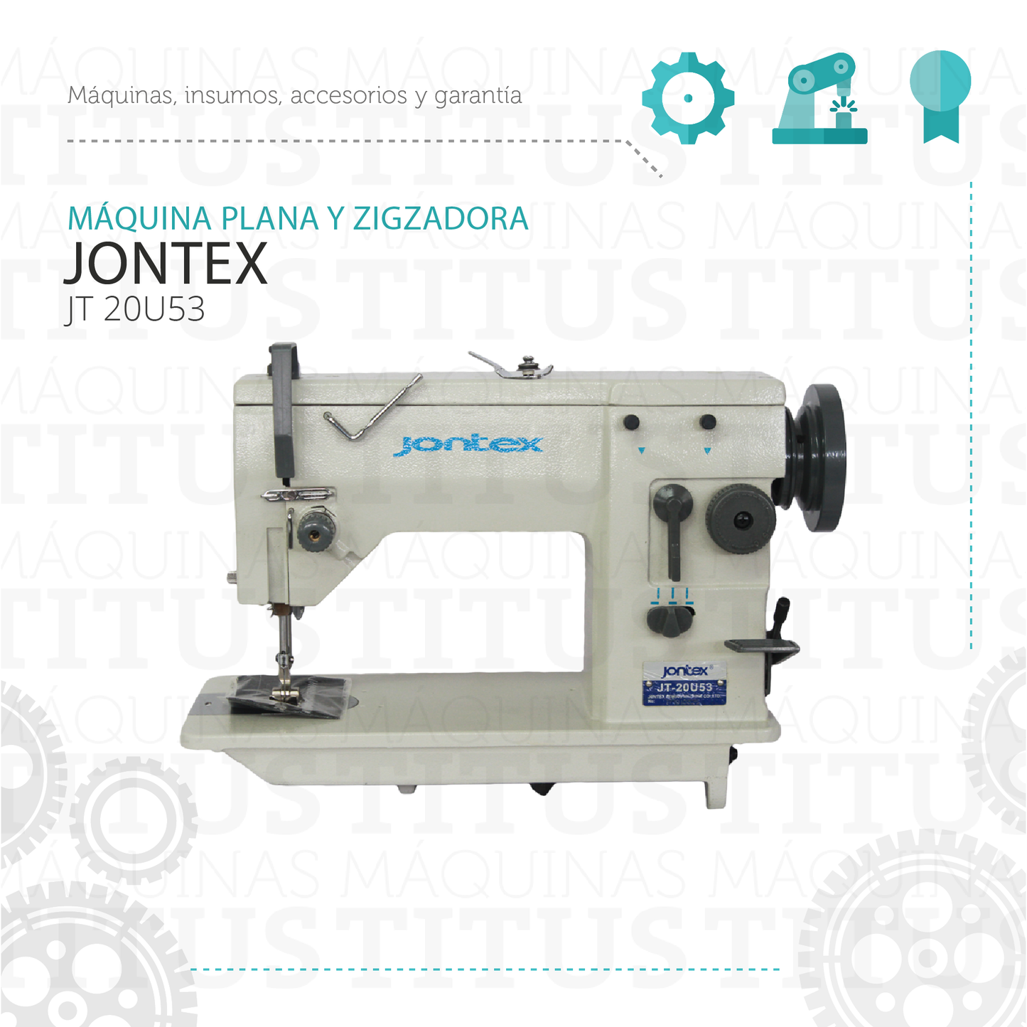 Plana Y Zigzadora Jontex Jt 20u 53 Maquina De Coser - Commercio