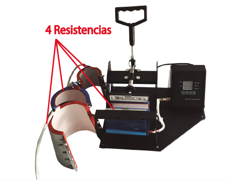 Plancha Sublimadora Estampadora Termofijadora Mugs SB-04C Vasos - Commercio