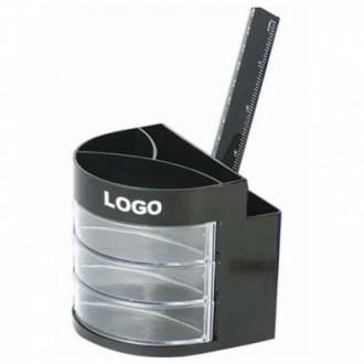 Porta Esferos Negro Mate IT 598 - Commercio