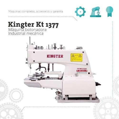 Botonadora Mecánica Kingter KT 1377 Maquina De Coser - Commercio