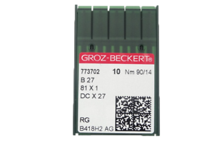 Groz Beckert B27 DCx27 Agujas Fileteadora Industrial x 10 - Commercio
