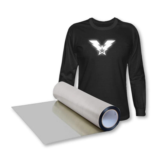 Vinilo Textil Reflectivo Termo Transferible 50 Cms X 1mt - Commercio